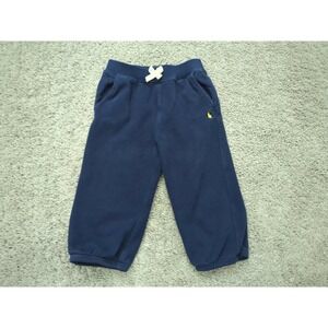 Polo Ralph Lauren Sweatpants Toddler 24M Blue Pull On Jogger Fleece Logo Pockets